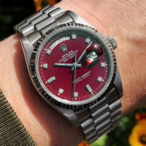 rolex day date oxblood|Rolex Day.